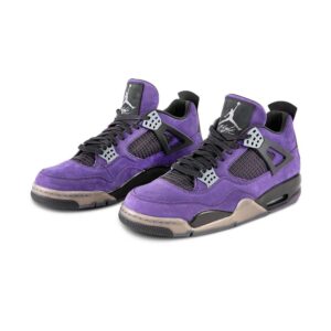 Travis Scott x Retro 4 ‘Purple Suede – Black Midsole’