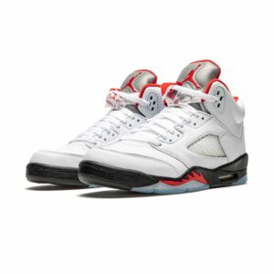 Youth Retro GS 5 “Fire Red Silver Tongue”